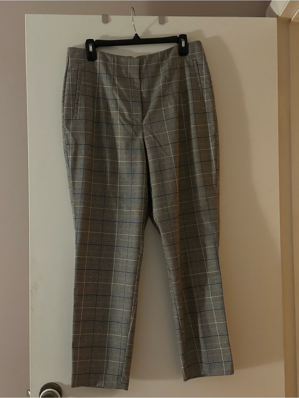 Nine West Gray Plaid Women's Trousers
